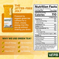 Verb Energy Bars pack of 16 for convenient on-the-go snacking.