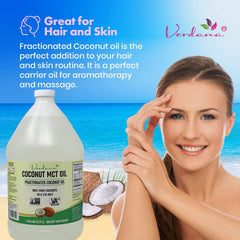Verdana Coconut MCT Oil bulk bottle produced in the USA with kosher status