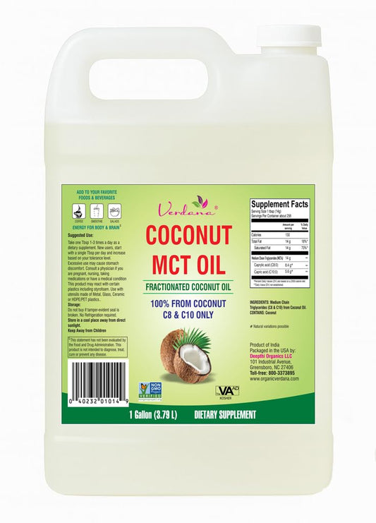 Verdana MCT Oil bottle pour for keto beverages, smooth integration