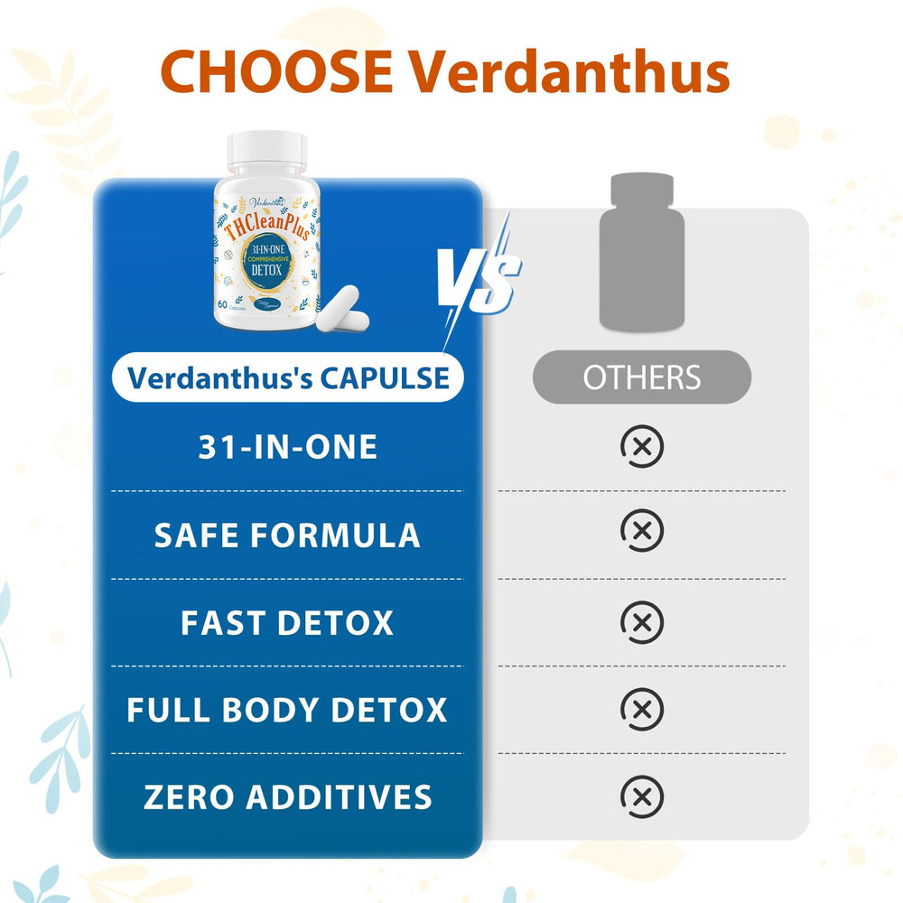 Verdanthus detox ingredients closeup highlighting natural botanicals
