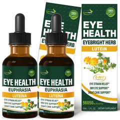 Verdeherb Eyebright drops bottle pour for eye strain relief