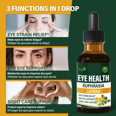 Verdeherb Eyebright drops close-up label front for dry eye support