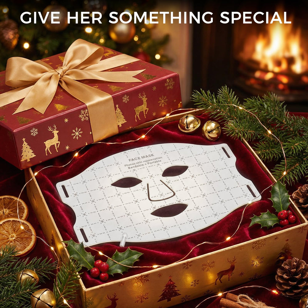 Verfubo gift-ready package includes mask, neck piece, cables, straps, and manual.