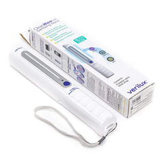 Verilux CleanWave VH03 built-in light indicator confirms when active.