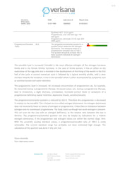 Verisana results available in your account with downloadable report.