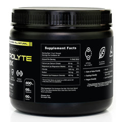 VERUS NUTRITION Electrolytes Powder flavors-assortment showcases Lemon Lime and others.