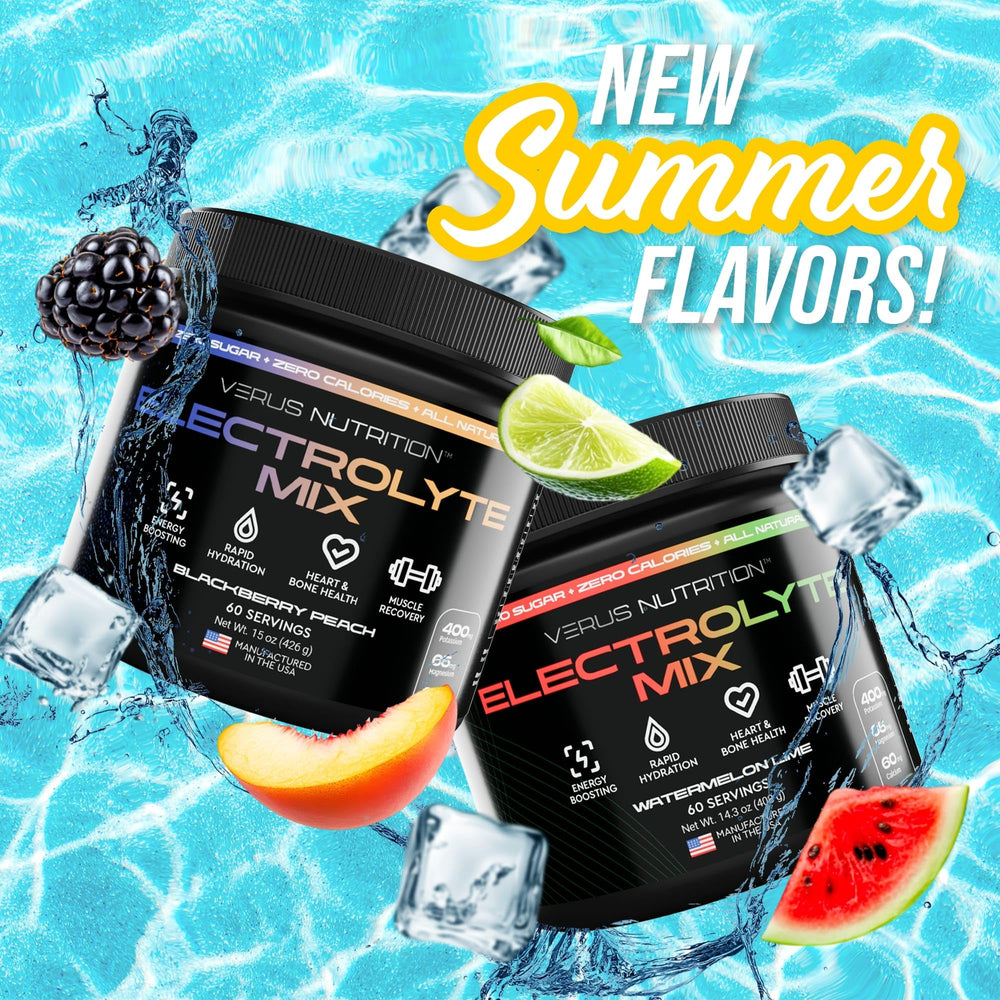 Berry peach flavor energizes water-based hydration with natural electrolytes