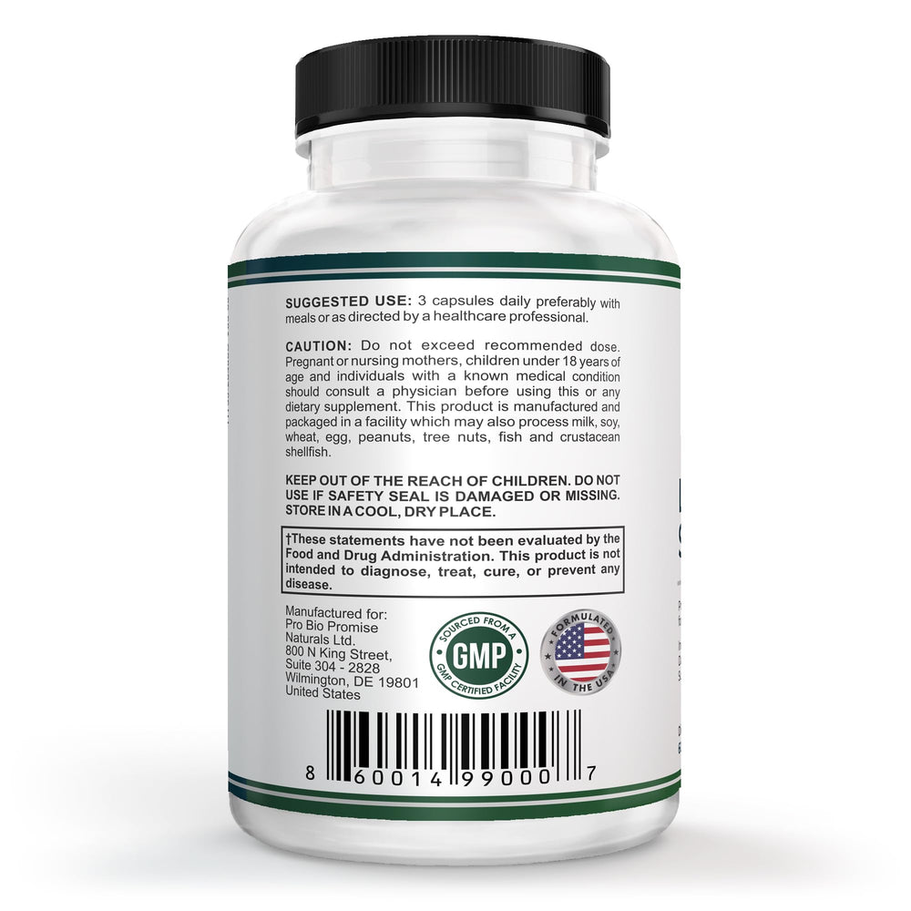 Close-up of VESALIX Liver Support capsules highlighting vegetarian formula for digestion.