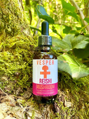 Vesper Mushrooms daily-use drops for quick relaxation before bed