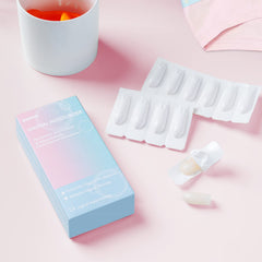 Vetrue packaging design showing 24 inserts for daily use.