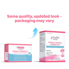 Vevoec Gynable USA-made facility logo on packaging.