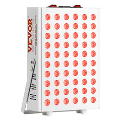 VEVOR red light panel front view showing 60 dual-chip LEDs for targeted therapy