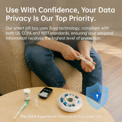 VEXA VitaPal 7 app sync with cloud for reliable data access.