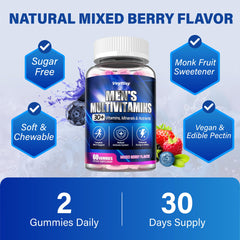 Veyttisy daily-use gummies on white background suggest easy daily routine.