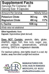 VHR Charley Horses pure vegetarian capsules highlight purity and plant-based formula