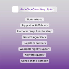 VIBE PATCHES nighttime routine with melatonin and L-theanine for easy evenings