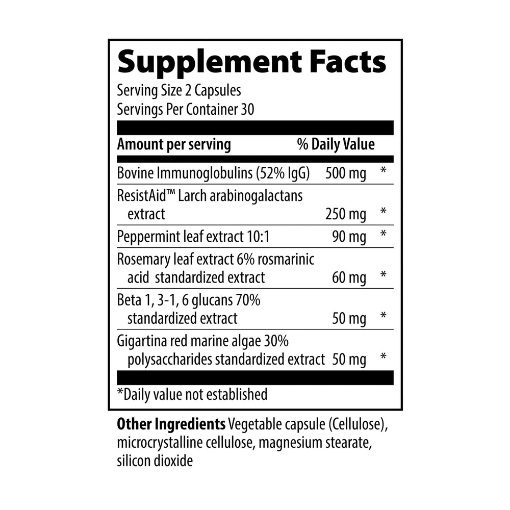 Vibrant Health Immune Defense capsules ready for a daily routine.