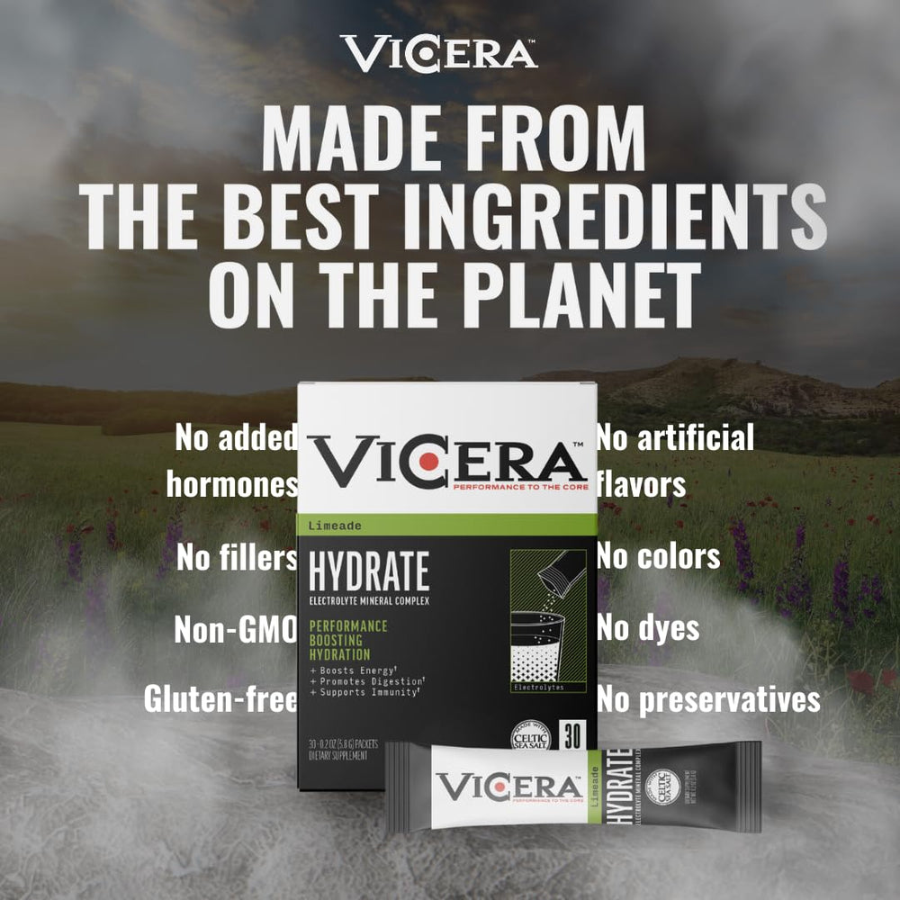VICERA Gluten-free non-GMO formula with no artificial additives