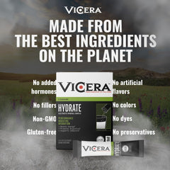 VICERA Gluten-free non-GMO formula with no artificial additives