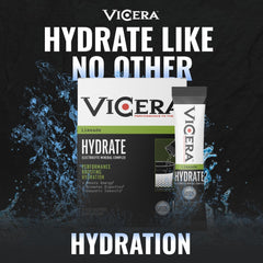 VICERA Lime flavor drink mix creates a refreshing, sugar-free hydration option