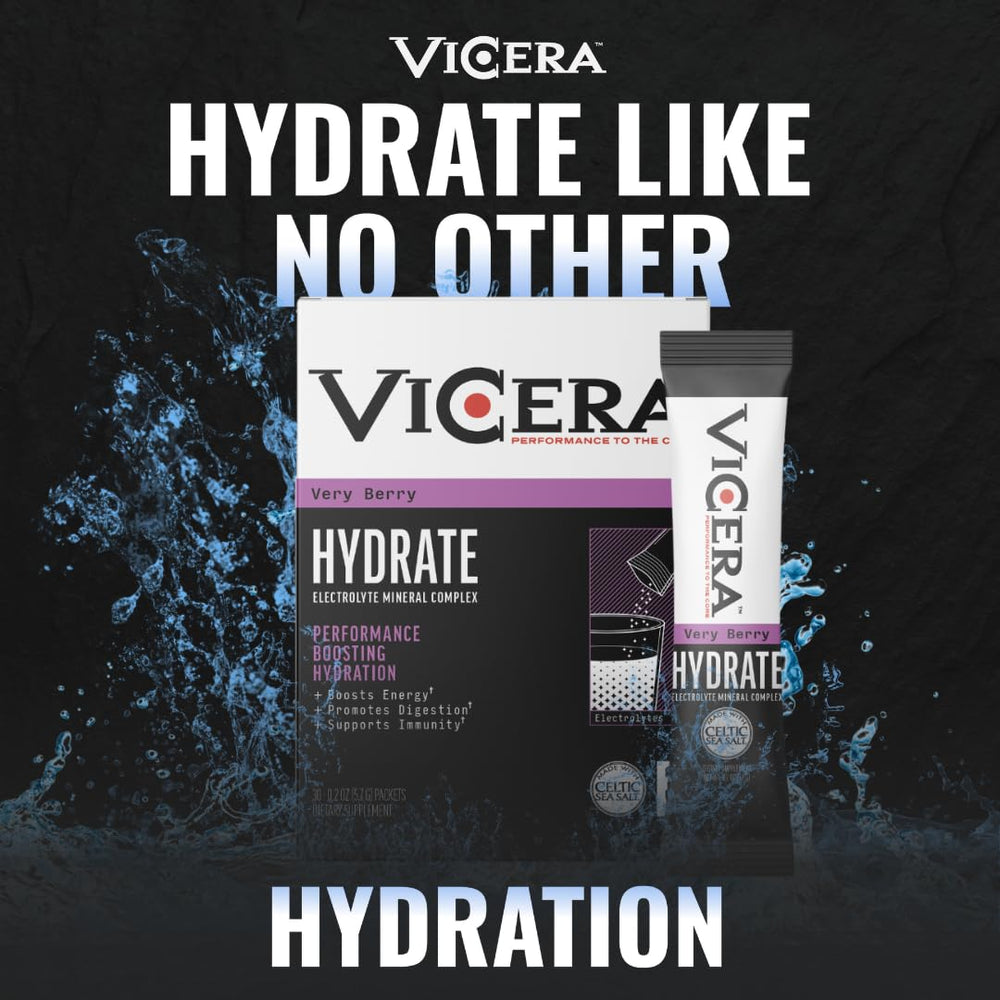 VICERA On-the-go hydration sticks provide quick, refreshing hydration