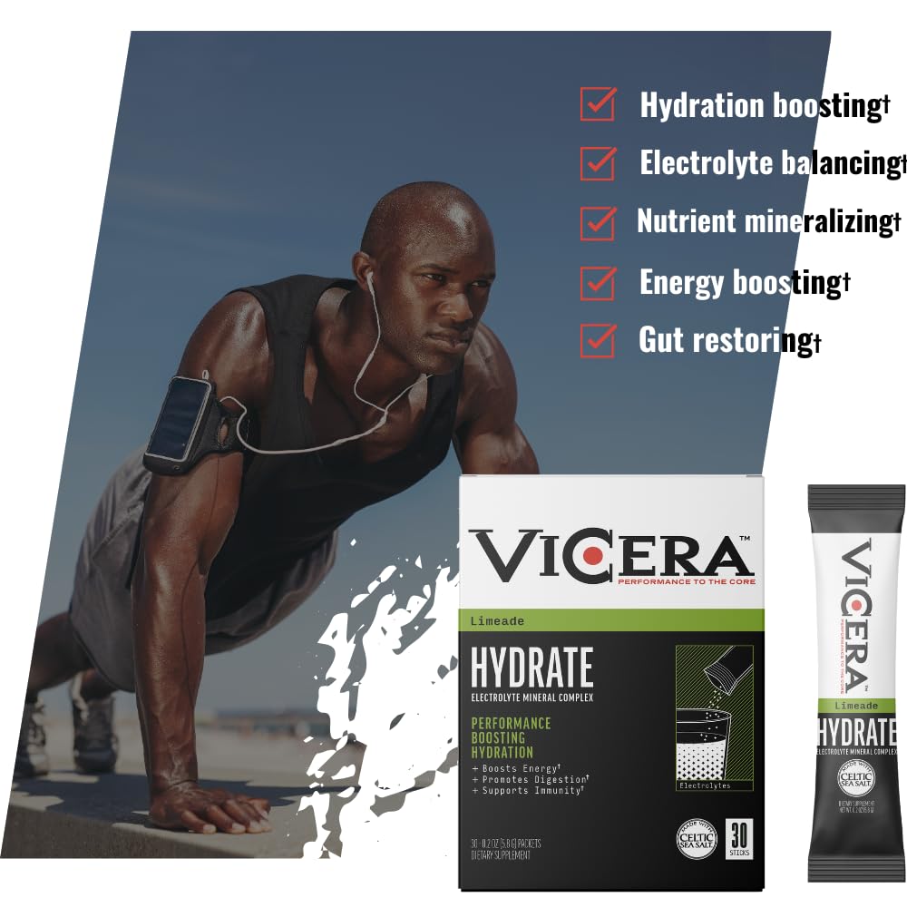 VICERA Travel-friendly single-serve packs for on-the-go hydration