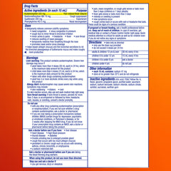 Vicks DayQuil Severe bottle side view, supporting daytime symptom relief on the go.