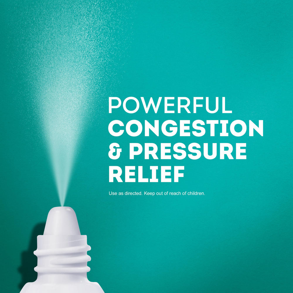 Vicks Sinex Severe ultra-fine mist delivering targeted nasal relief