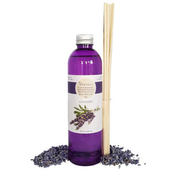 Victoria's Lavender lavender oil refill 8 oz bottle ready for diffuser aromatherapy.