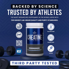 Vida Fit creatine powder dissolving in water demonstrates smooth mixing with no clumps.