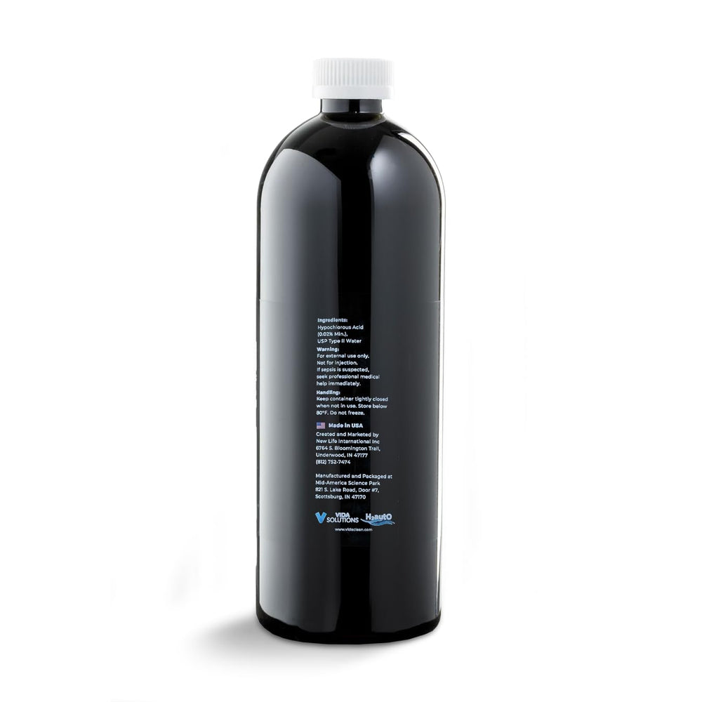 VidaClean application on a minor wound demonstrates gentle cleansing.