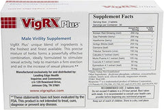 VigRx Plus bottles on shelf show easy daily regimen