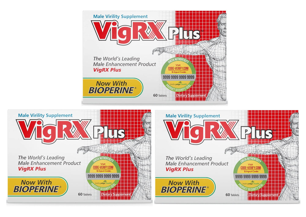 VigRX Plus packshot showing the bottle for daily wellness support