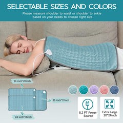 Vilicert full-body heating pad suitable for shoulders and abdomen use.