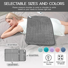 Vilicert pad wrapped around neck and shoulders to ease tension