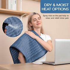 LCD controller with six temperature levels for tailored warmth.