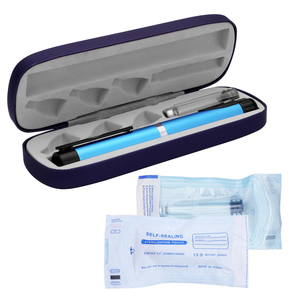VILKTDD pen injector in blue with 60-unit precision for controlled dosing