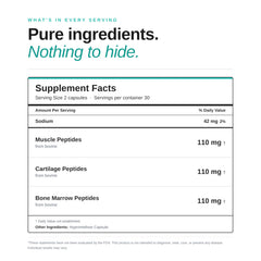 Hydropeptex technology close-up emphasizing fast absorption.