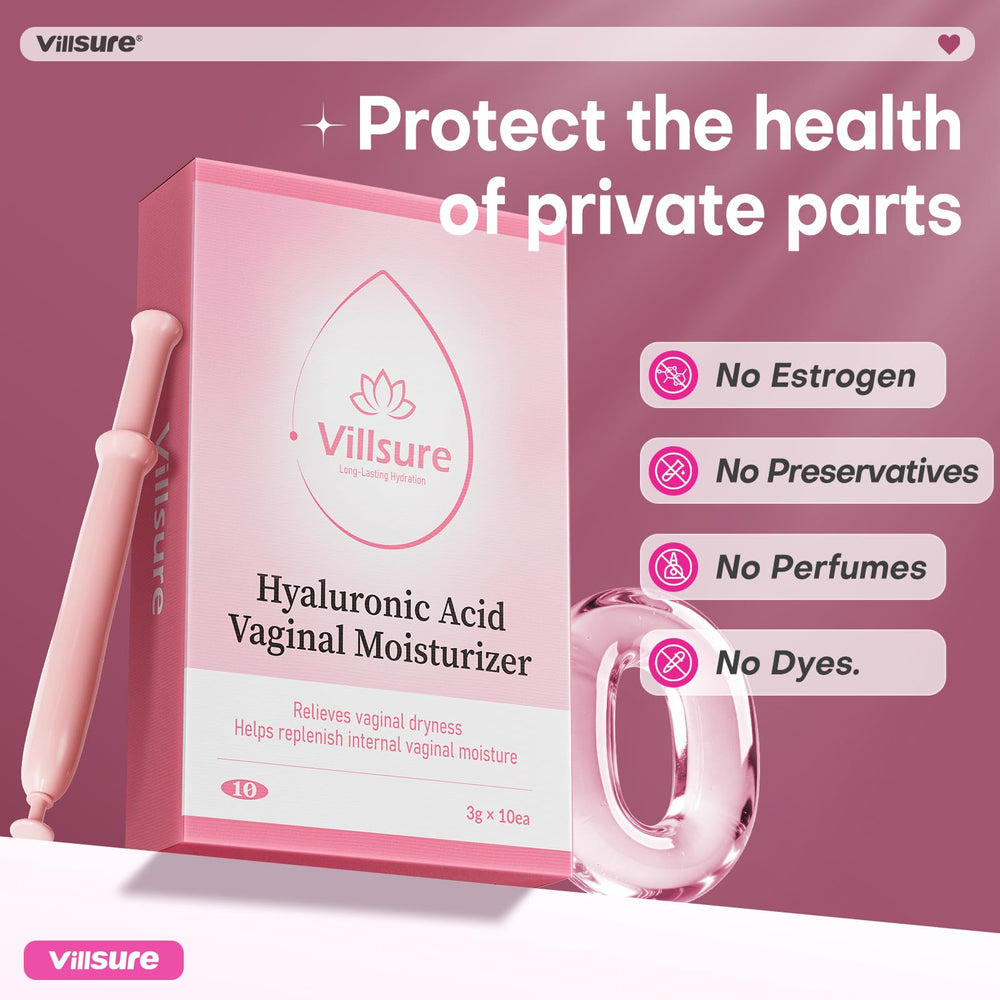 Daily routine use of Villsure vaginal moisturizer for convenience