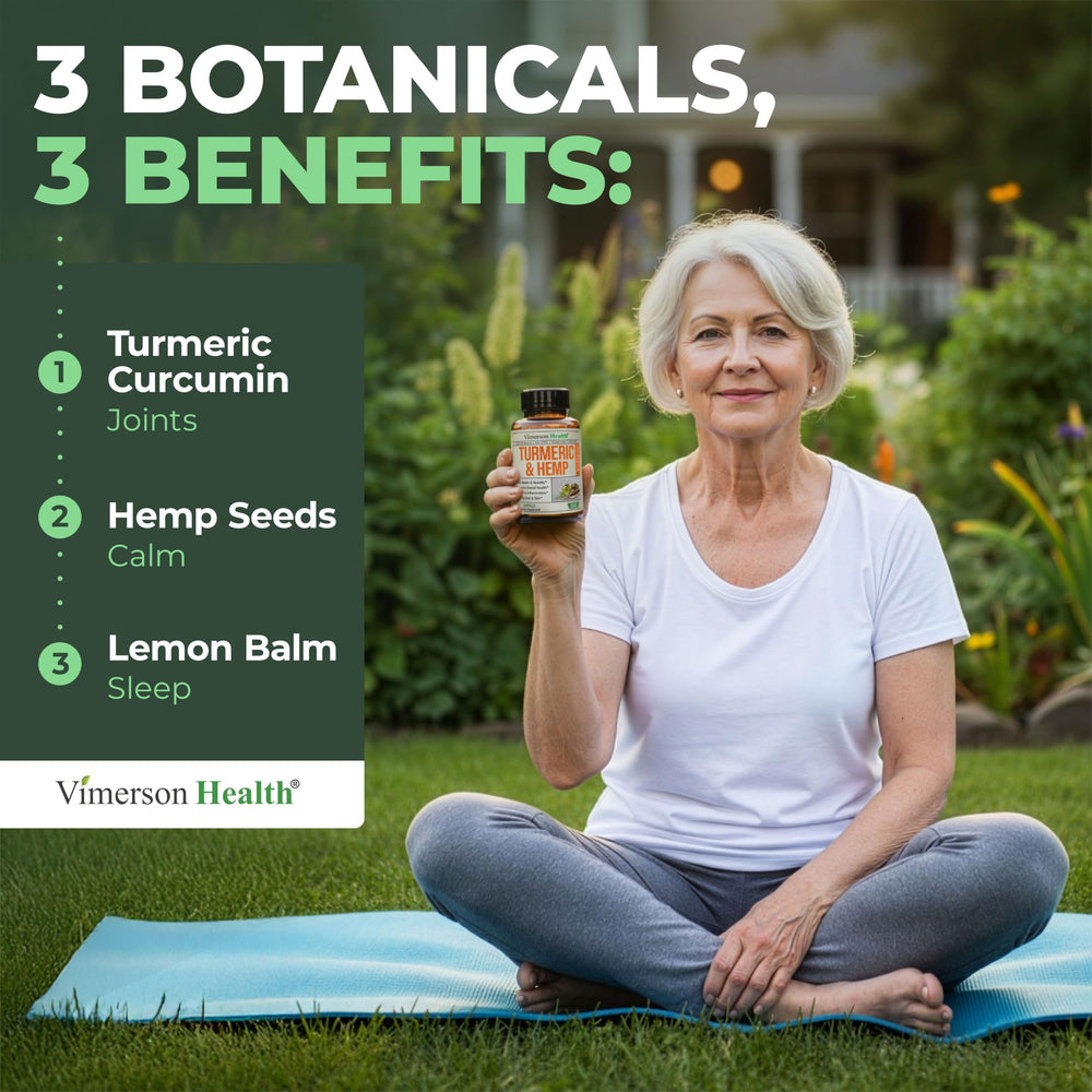 Vimerson Health calm mood formula promotes relaxed focus.