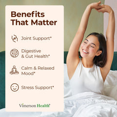 Vimerson Health ginger and turmeric bottle highlighting natural pairing