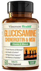 Vimerson Health Glucosamine Chondroitin MSM bottle may support daily joint care