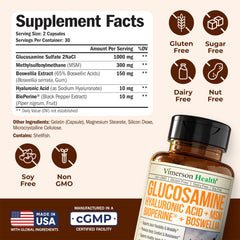 Boswellia extract capsules from Vimerson Health for flexible movement.