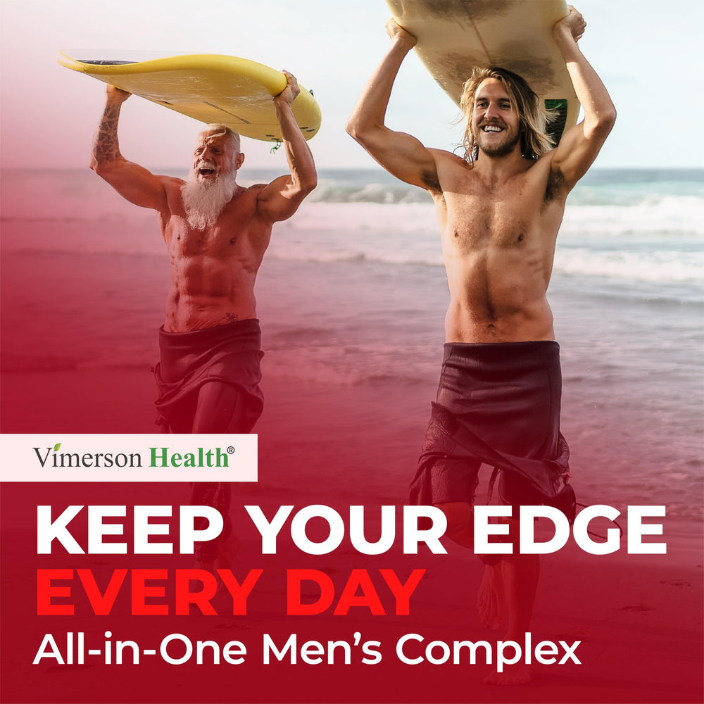 Vimerson Health HornyGoatWeed L-Arginine ingredient graphic for blood flow.
