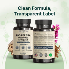 VINATURA allergen-free label indicates soy- and dairy-free option
