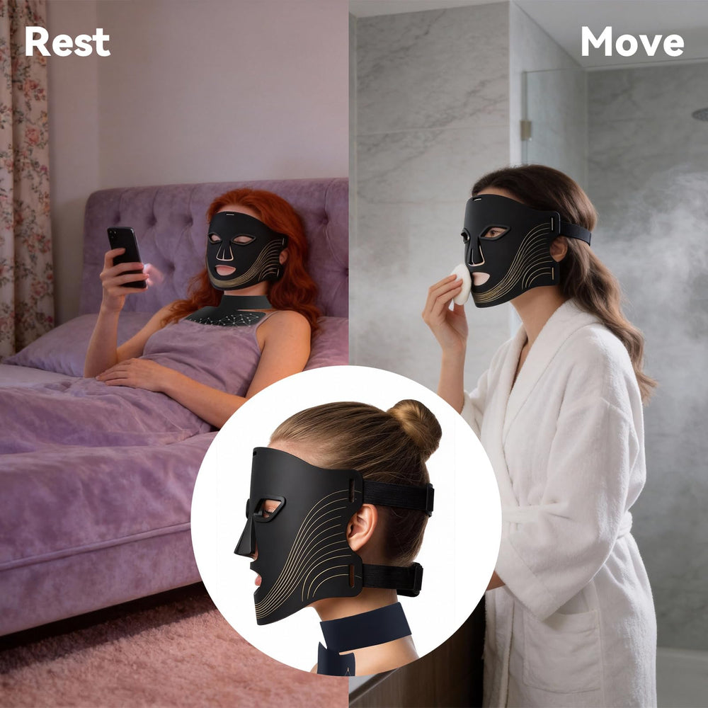 VINCAOR mask travel friendly for skincare on the go