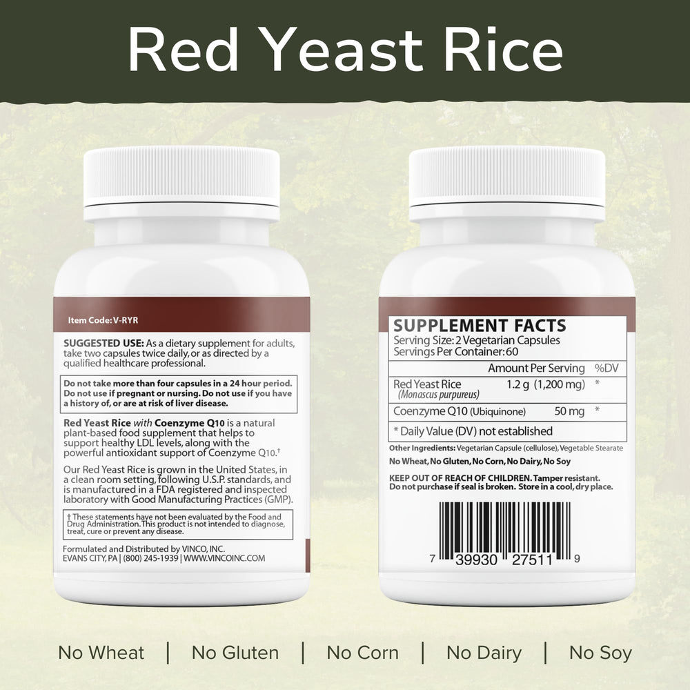 Vinco capsules ready for daily use to support healthy cholesterol and circulation