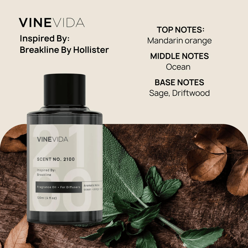 VINEVIDA Gentelmens Collection Leather Brandy diffuser oil bottle for refined office ambience