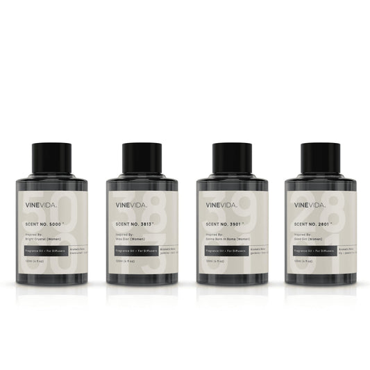 VINEVIDA Miss diffuser oil bottle adds elegant, subtle fragrance.