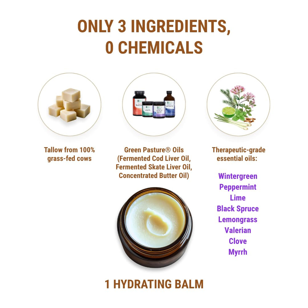 Vintage Tradition beef tallow detail highlights an all natural base for skin nourishment
